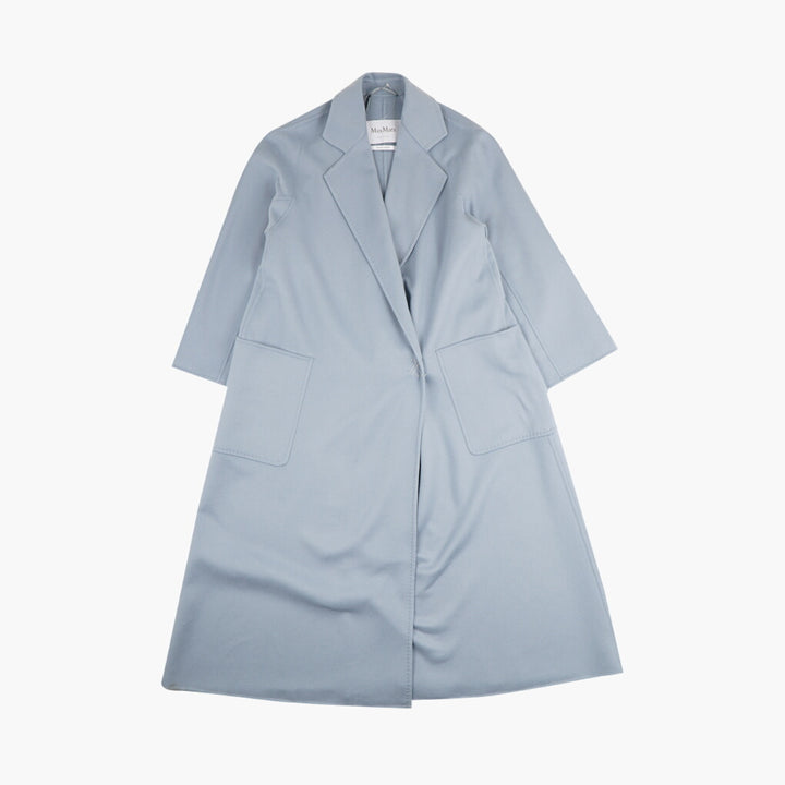 Max Mara Elegant Light Blue Coat