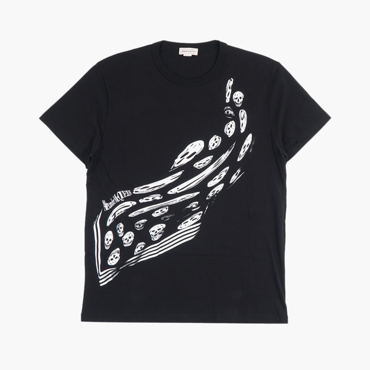 Alexander McQueen BLACK T-shirt PRINTED