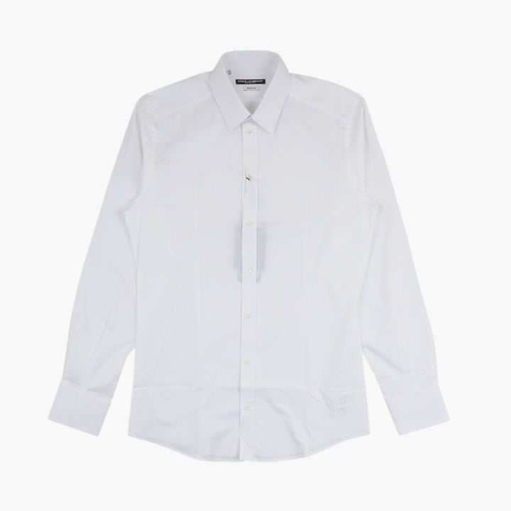 Dolce & Gabbana Men's White Shirt - Elegant & Versatile Design Made in Italy