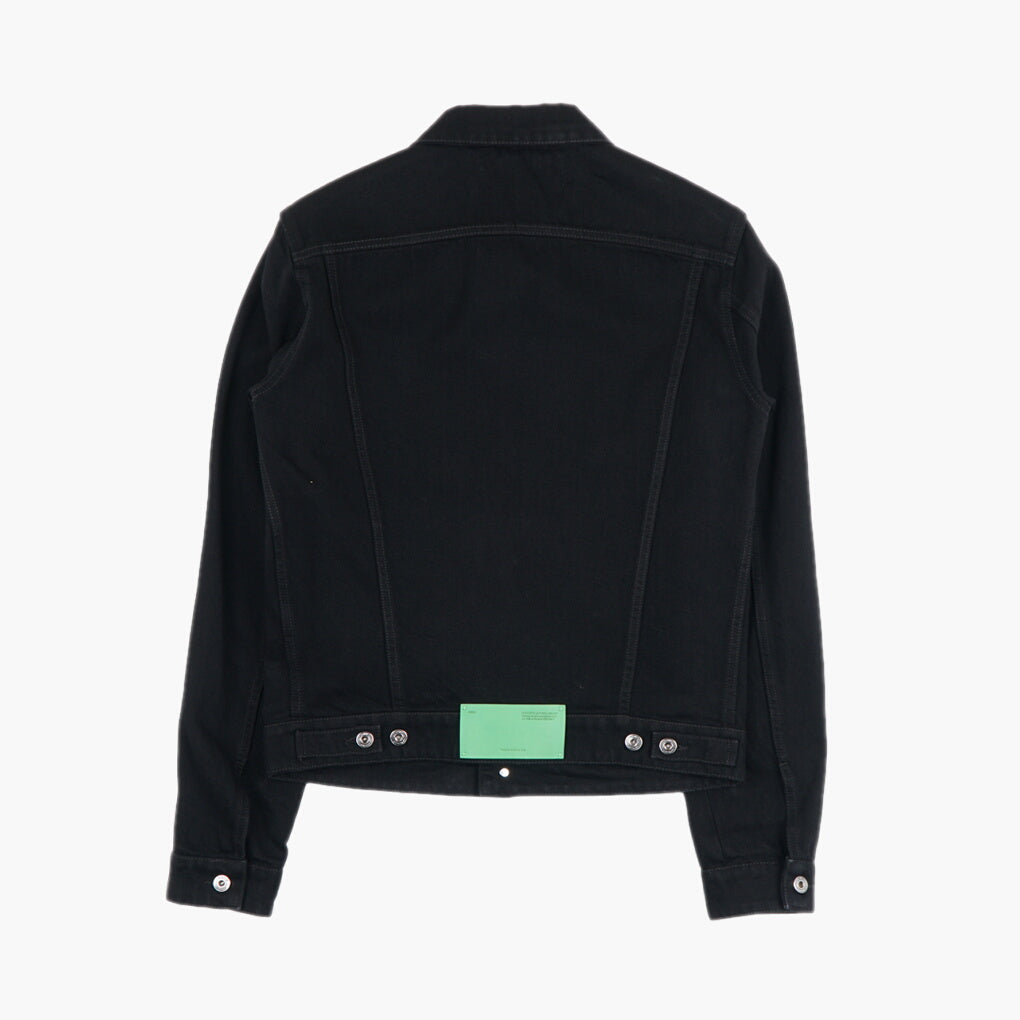 Off-White Black Cotton Varsity Jacket