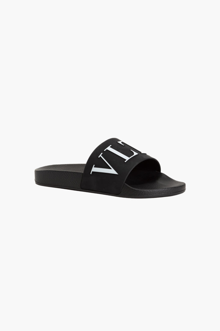 Valentino Black Sandals - Luxury Italian Design for Comfort and Style