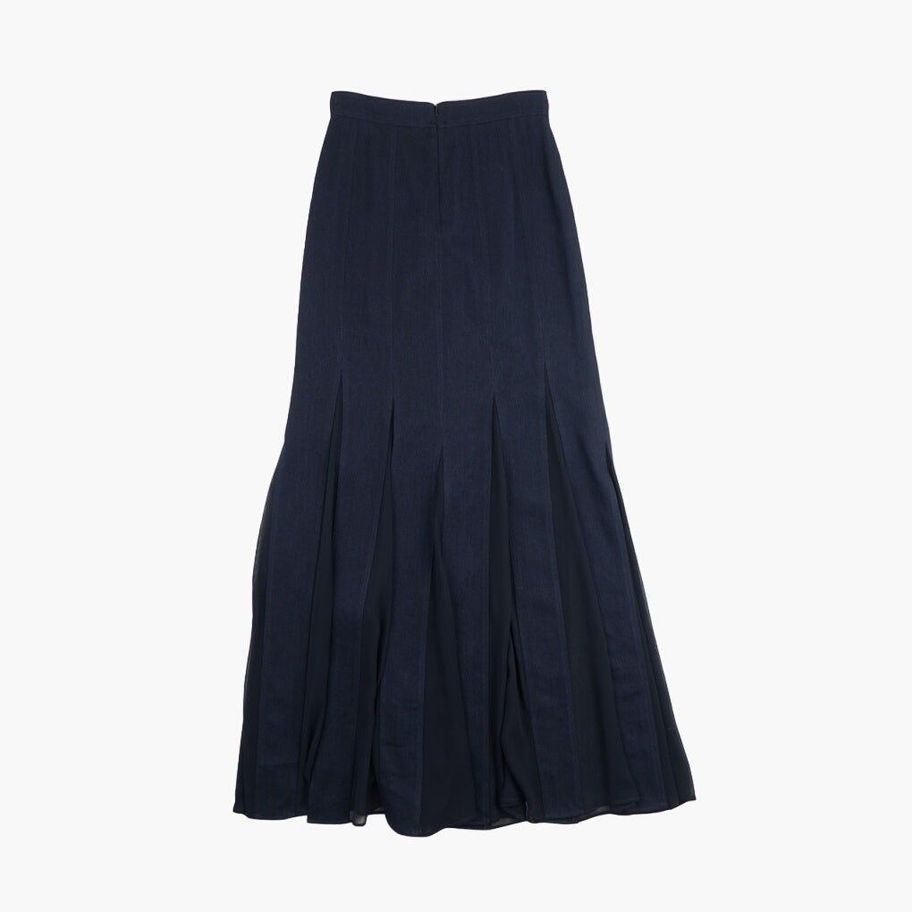 Max Mara Women's Elegant Blue Skirt