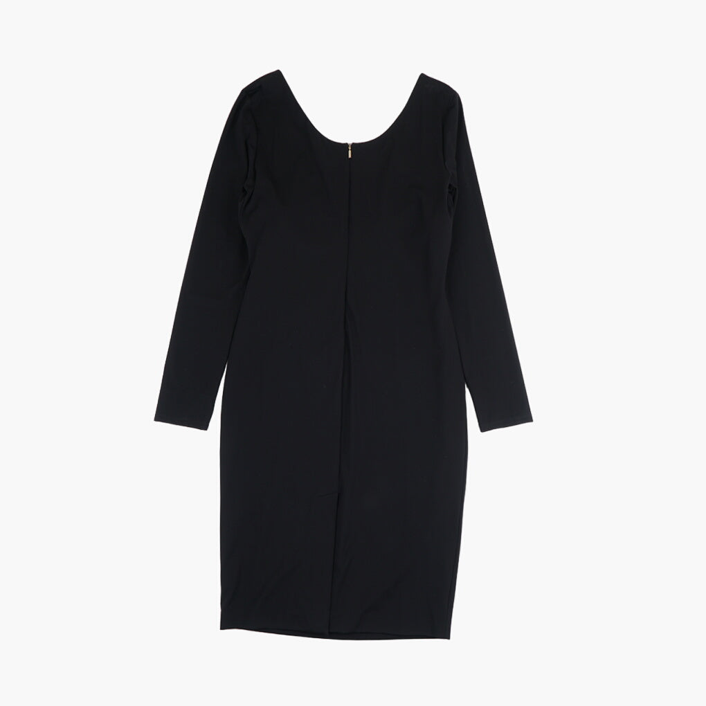 Max Mara Elegant Black Dress - Timeless and Flattering Silhouette