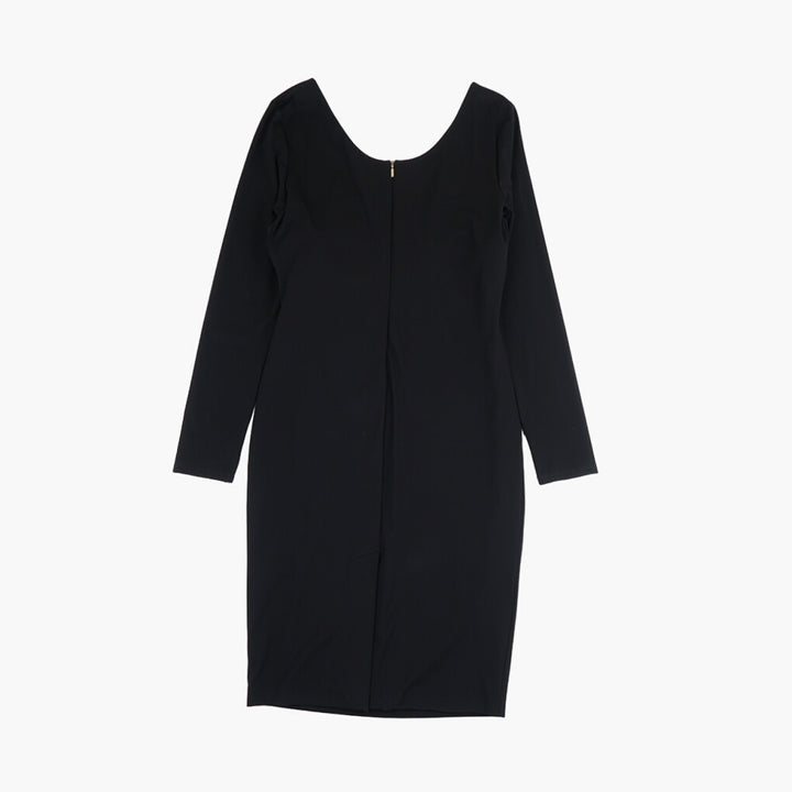 Max Mara Elegante Abito Nero - Silhouette Senza Tempo e Lusinghiera