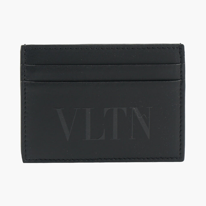 Valentino Black Wallet with VLTN Logo - Premium Italian Design