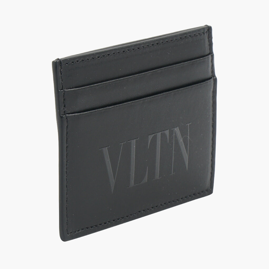 Valentino Black Wallet with VLTN Logo - Premium Italian Design