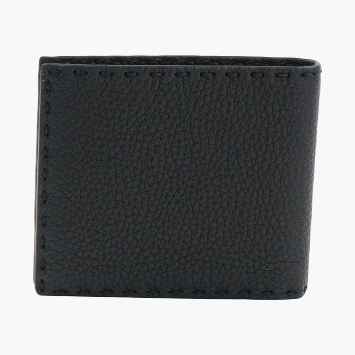 Fendi Selleria Wallet Black leather bi-fold wallet