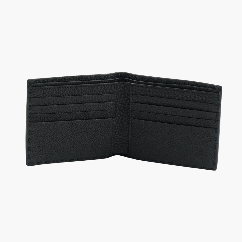 Fendi Black Leather Wallet - Luxury Italian Craftsmanship