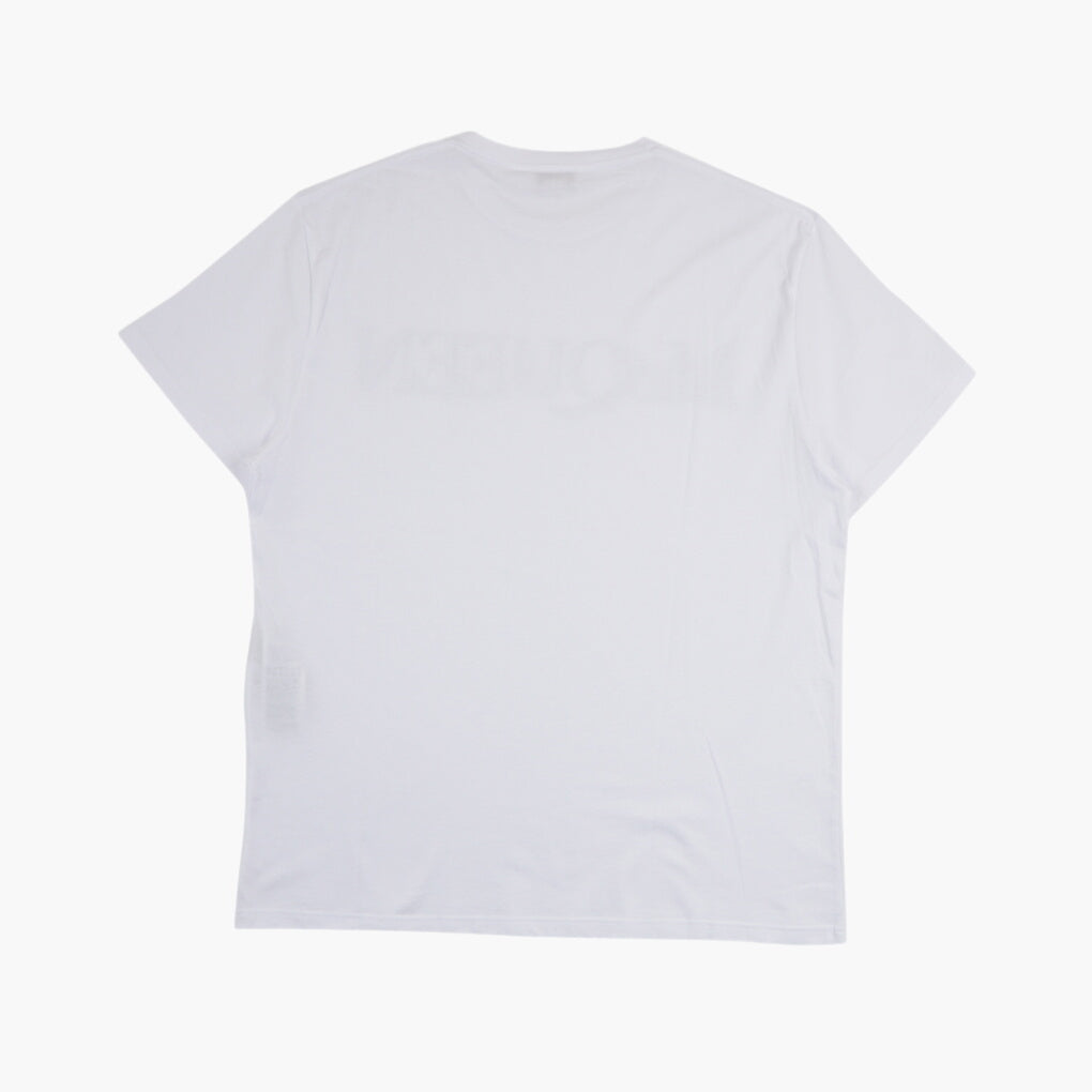 Alexander McQueen White T-shirts and Polos - Made in Italy, High-Quality Fabric, Elegant Logo Design