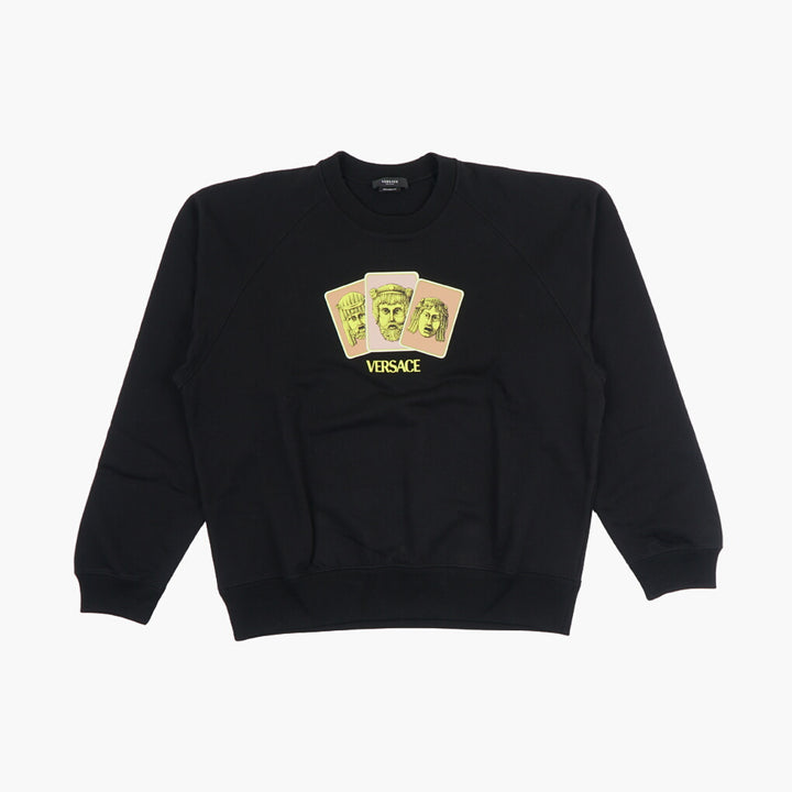 Versace Black Crewneck Sweatshirt