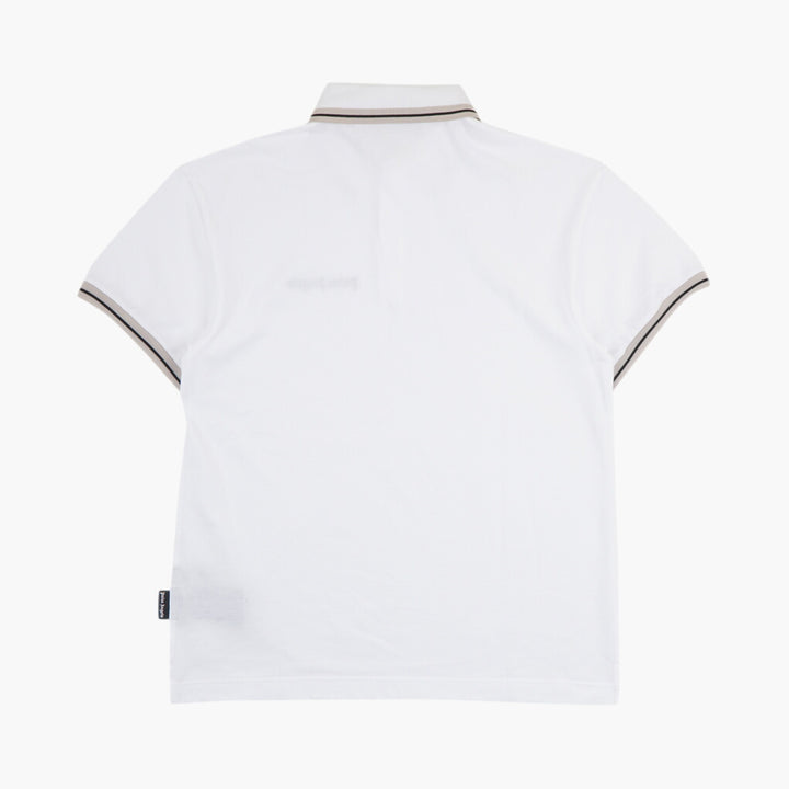 Palm Angels White T-shirts and Polos - Classic Polo Design with Embroidered Logo