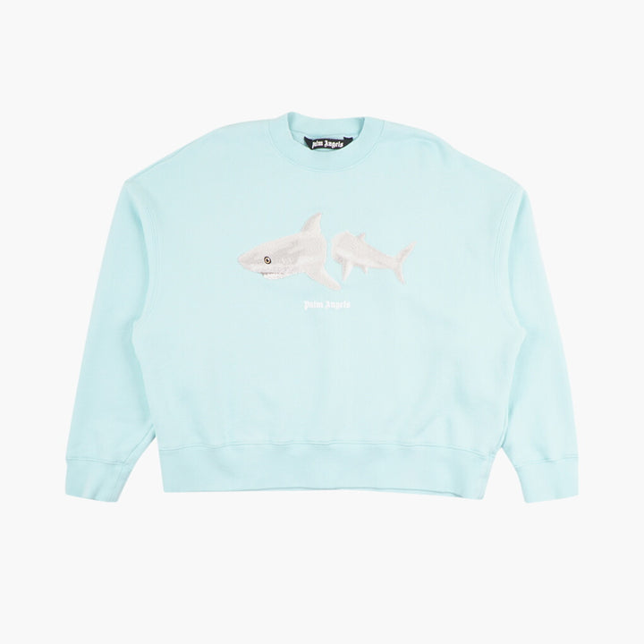 Palm Angels Broken Shark Cotton Sweatshirt