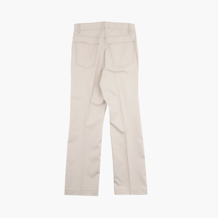 Valentino Beige Tailored Trousers - Made in Italy