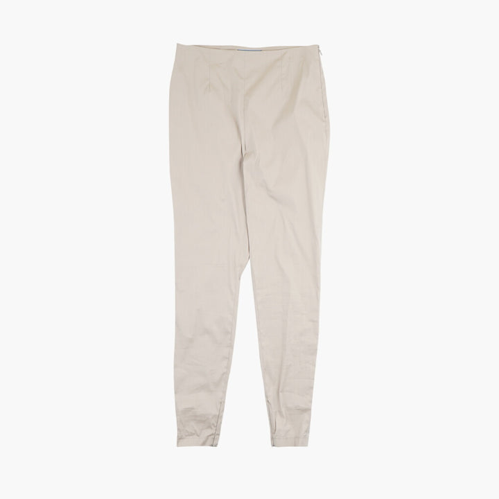 Prada Beige Trousers - High-Quality Italian-Made Fashion for Versatile Elegance