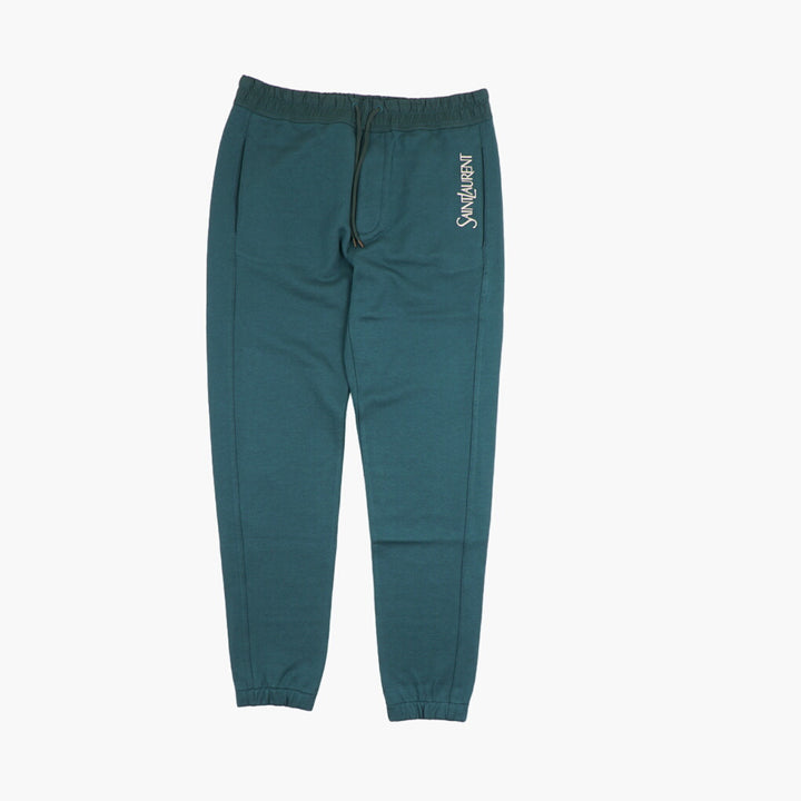 Saint Laurent Green-Beige Tailored Trousers - Made in Italy, Iconic Detailing