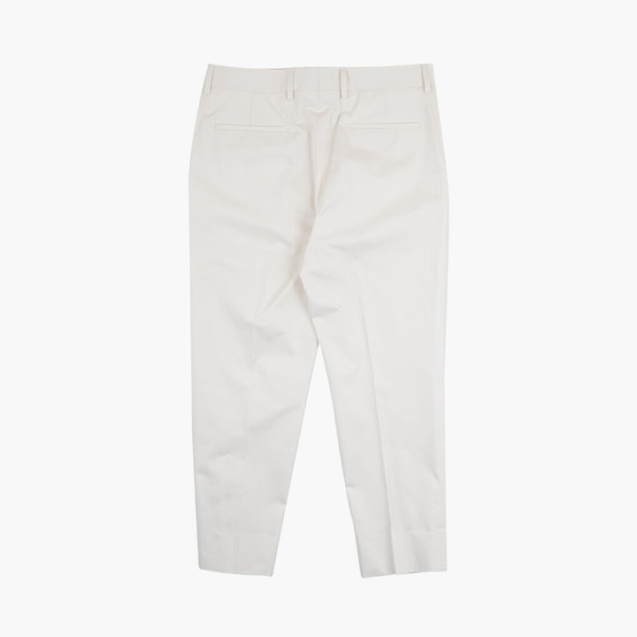 Prada White Trousers - Made in Italy, High-Quality Tailored Fit