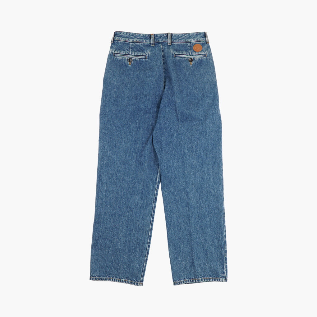 Gucci Premium Denim Jeans - Made in Italy, Classic Blue Wash