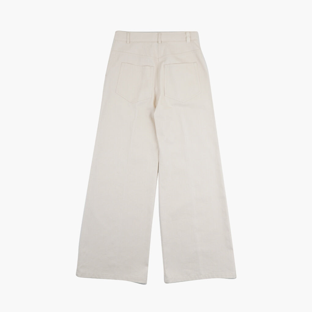 Moncler White Trousers with Drawstring Waist - Stylish and Versatile Fashion Pants