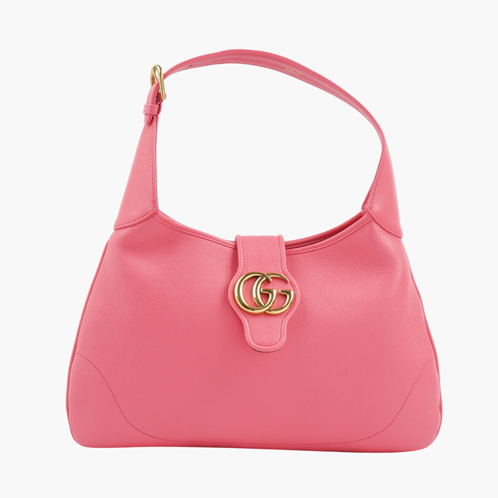 Gucci Pink-Gold Bag with Signature Logo - Made in Italy