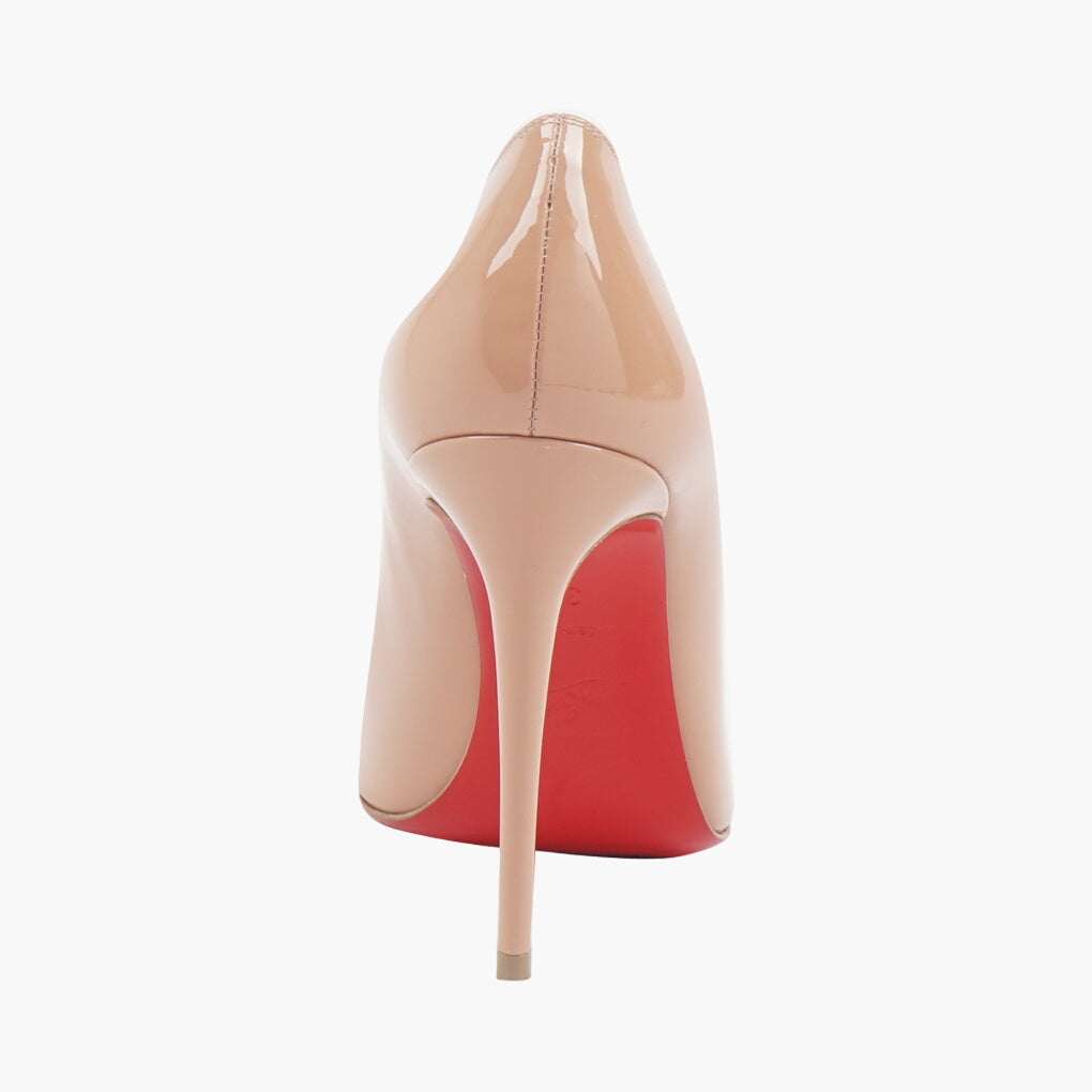 Christian Louboutin Decolleté in vernice color carne con iconica suola rossa