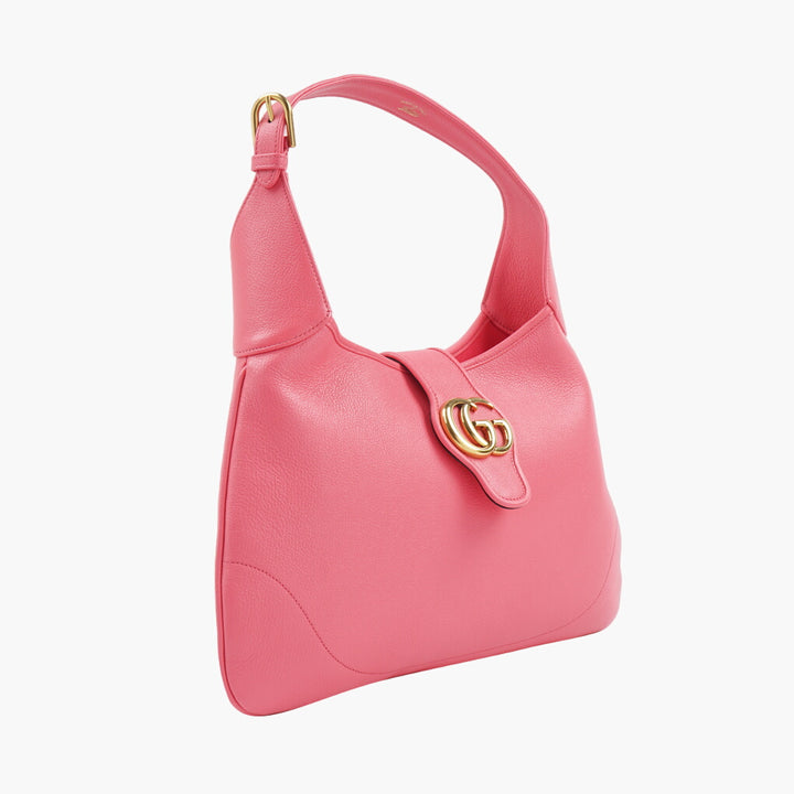 Gucci Pink-Gold Bag with Signature Logo - Made in Italy