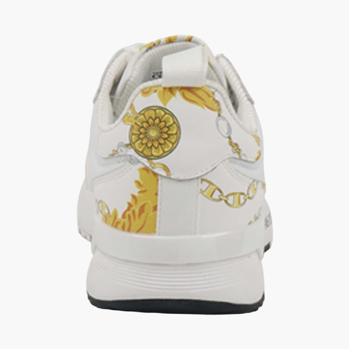 Versace Iconic Design Sneakers - White Gold Black