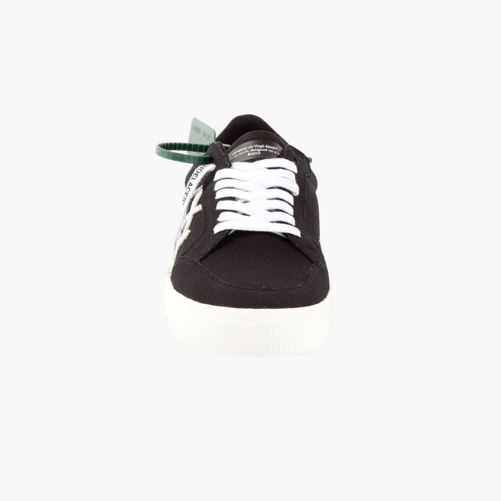 Off-White Black Sneakers with Iconic Arrow Motif and Signature Zip Tie