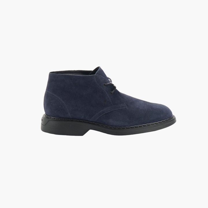 HOGAN Polacchini Suede Navy Blue