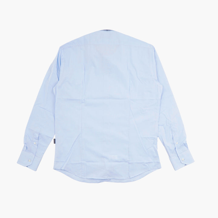 Aquascutum Men's Light Blue Dress Shirt - Tailored Fit, Classic Button-Down Style