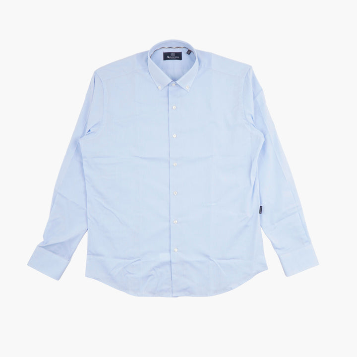 Camicia classica in cotone azzurro chiaro Aquascutum - Eleganza e versatilità senza tempo