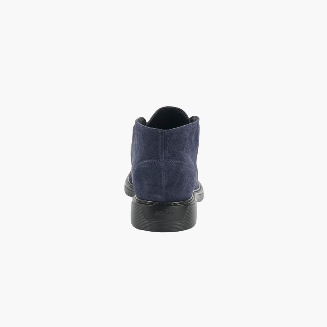 HOGAN Polacchini Suede Navy Blue