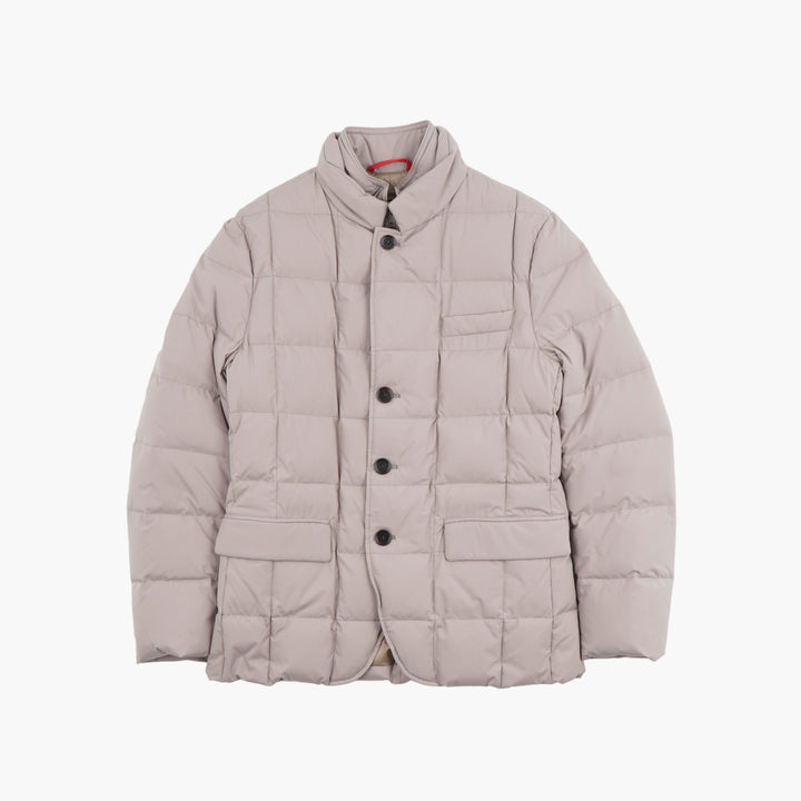 FAY Quilted Beige Jacket - Insulated Warmth & Style