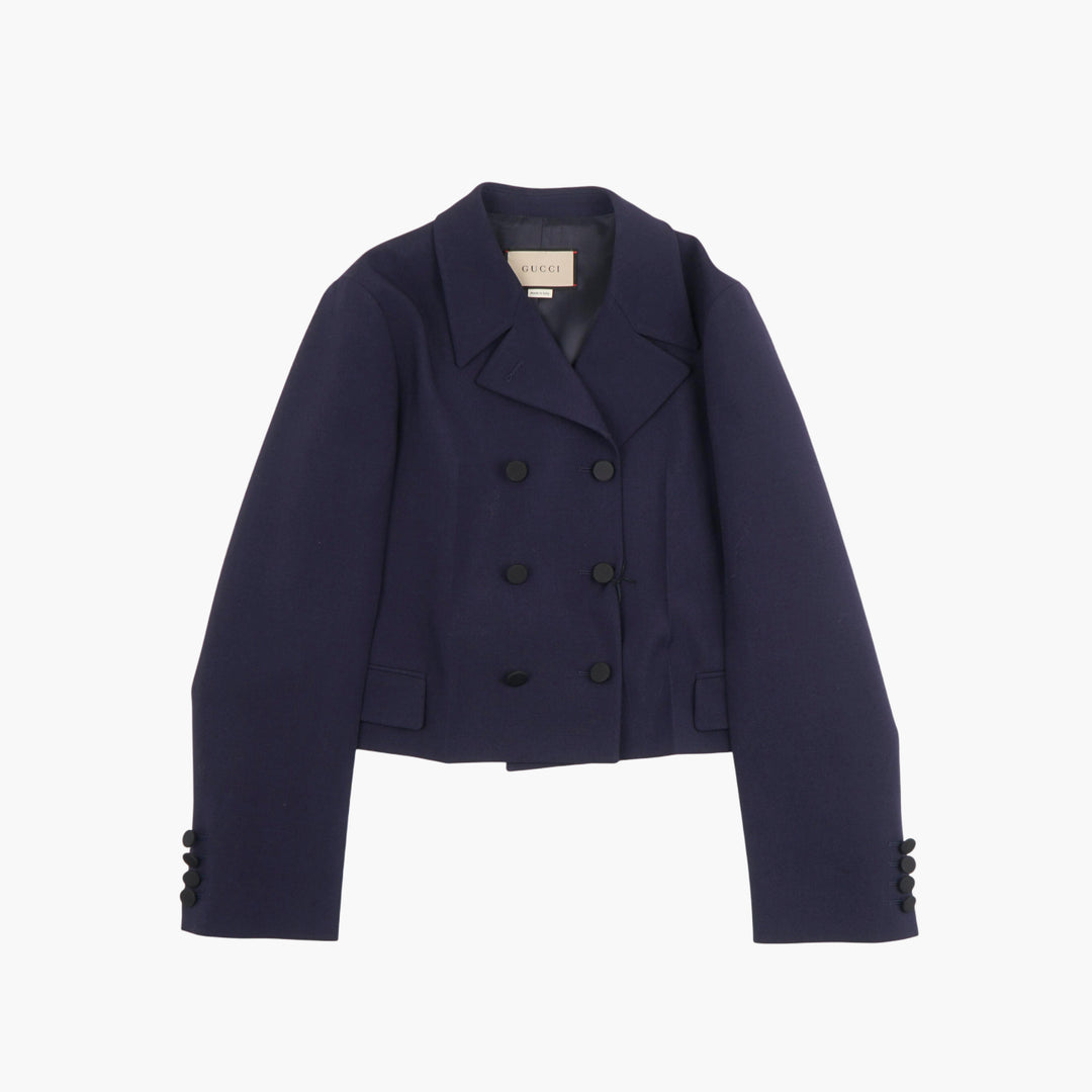 Giacca doppiopetto Gucci - Blu navy Artigianato italiano