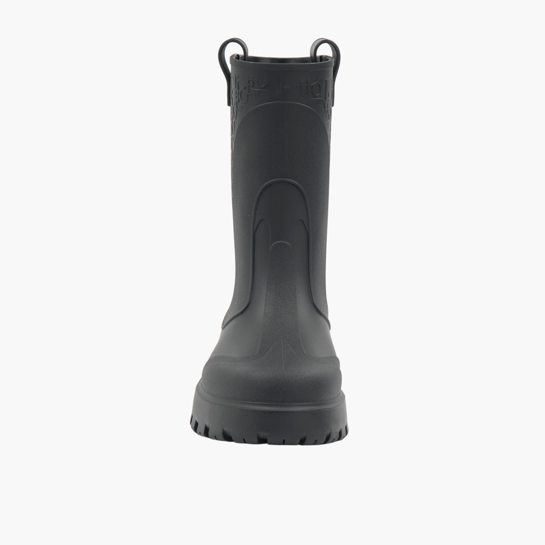 Dior Black Boots - Luxury Italian Made with Monogram Design