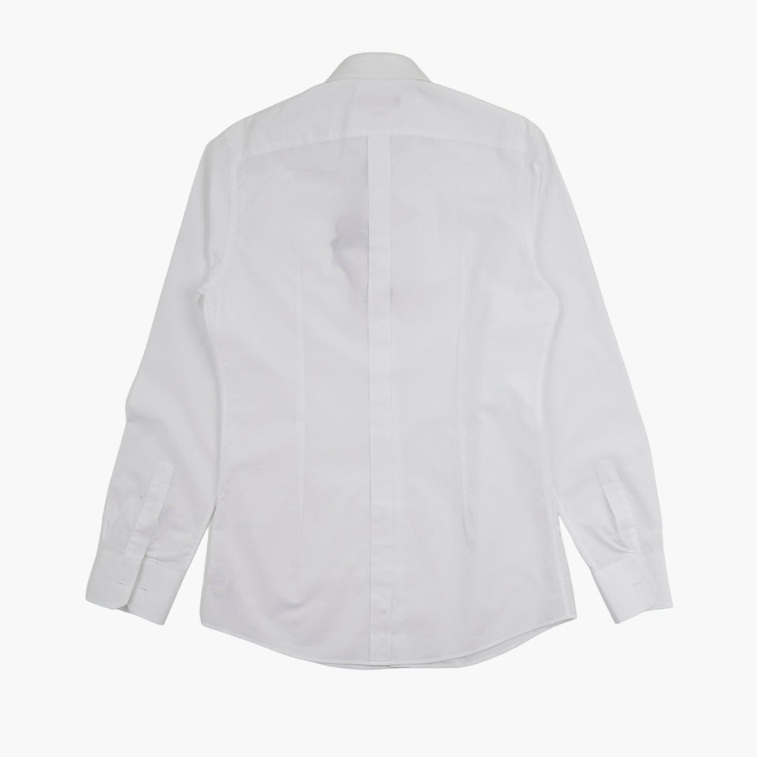 Dolce & Gabbana Men's White Slim Fit Dress Shirt