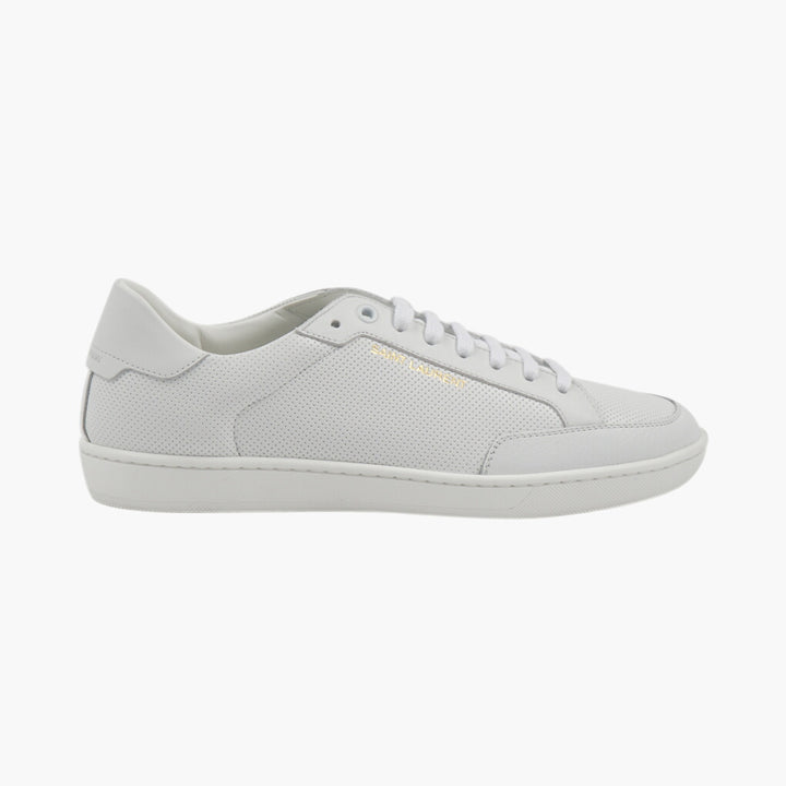 SAINT LAURENT Luxury Minimalist Sneakers in Bianco -