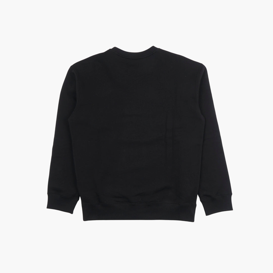 Valentino VLTN Logo Black Sweatshirt - Made in Italy, Relaxed Fit