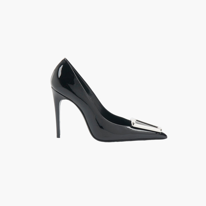 SAINT LAURENT AVENUE pumps in patent leather