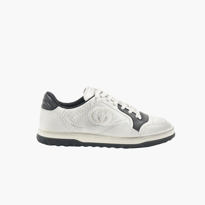 GUCCI Dirty White-Black Monochrome Sneakers - Made in Italy, Luxury and Comfort