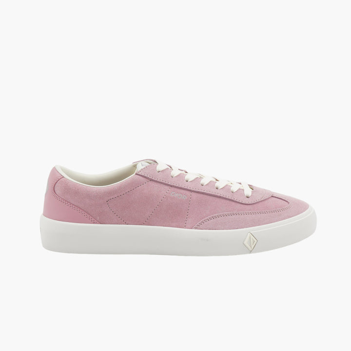 Dior Elegant Pink-White Suede Sneakers - Luxury Women's Footwear