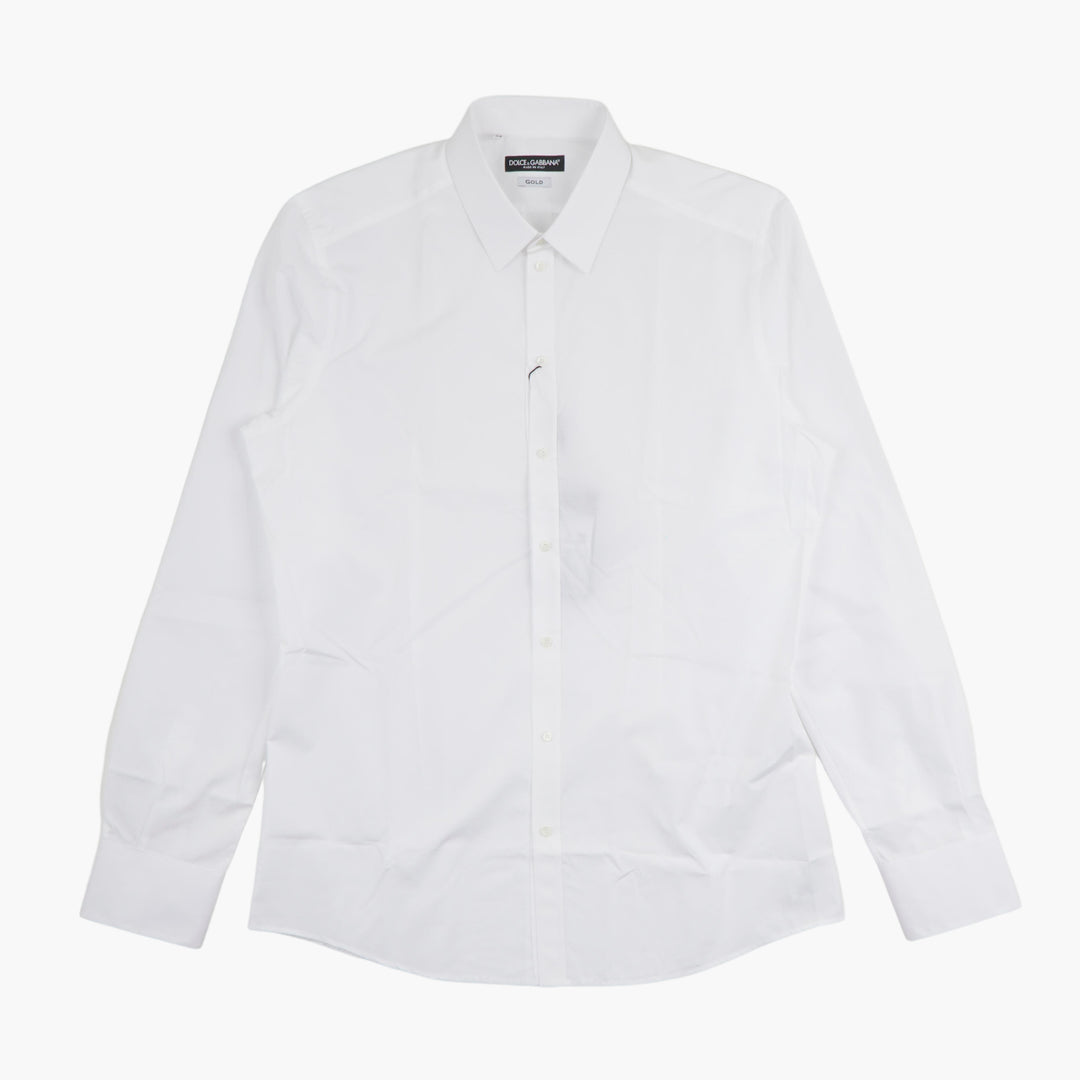 Dolce & Gabbana Men's White Italian Made Shirt - Luxury Formal & Casual Wear