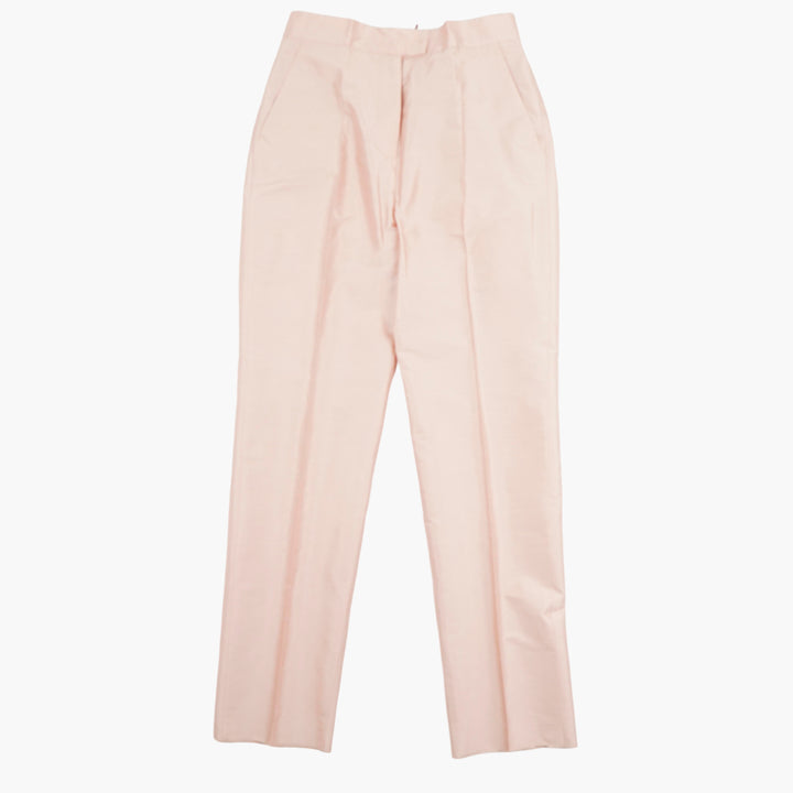 Max Mara Elegant Beige High-Waisted Tailored Trousers