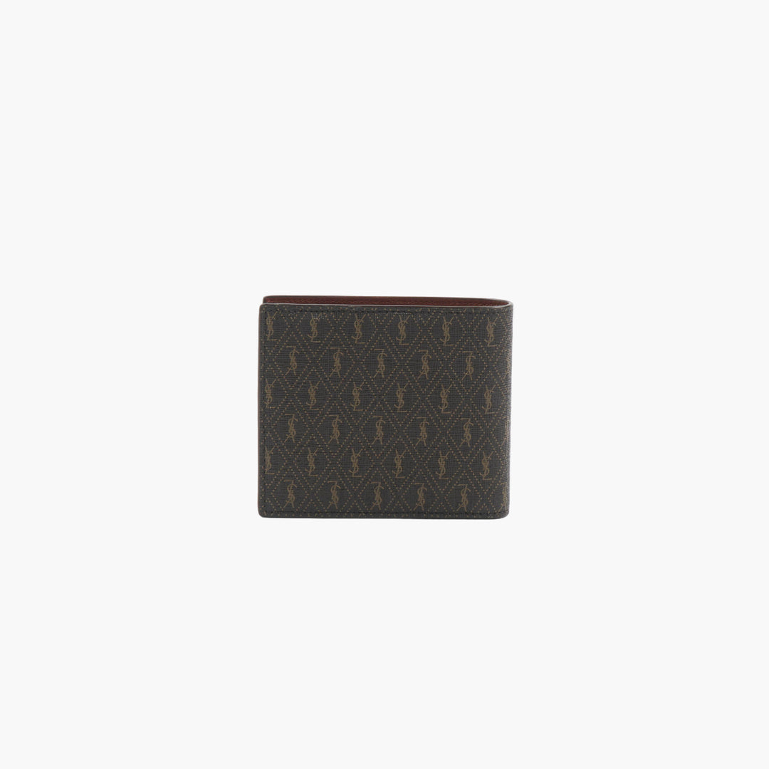 SAINT LAURENT Monogram Pattern Wallet - Made in Italy, Luxury Accessory