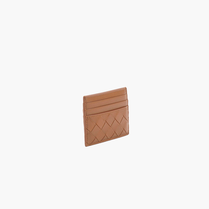 Bottega Veneta Intrecciato Leather Card Holder - Made in Italy