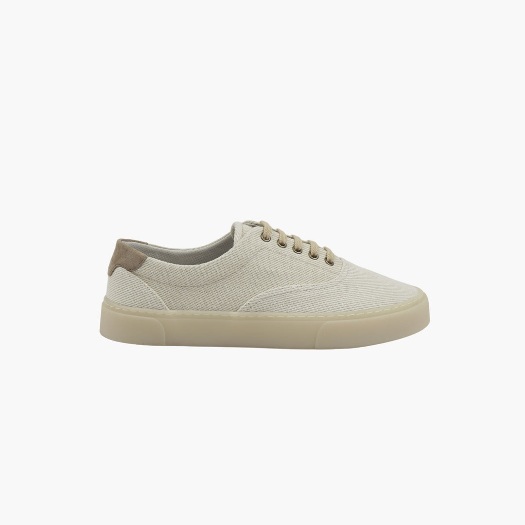 Brunello Cucinelli Elegant Sneakers in White-Beige - Luxurious Craftsmanship and Style