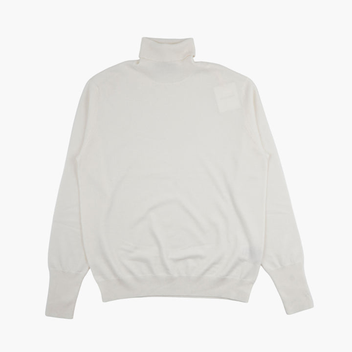 BALLANTYNE Turtleneck Sweater in Classic Ivory