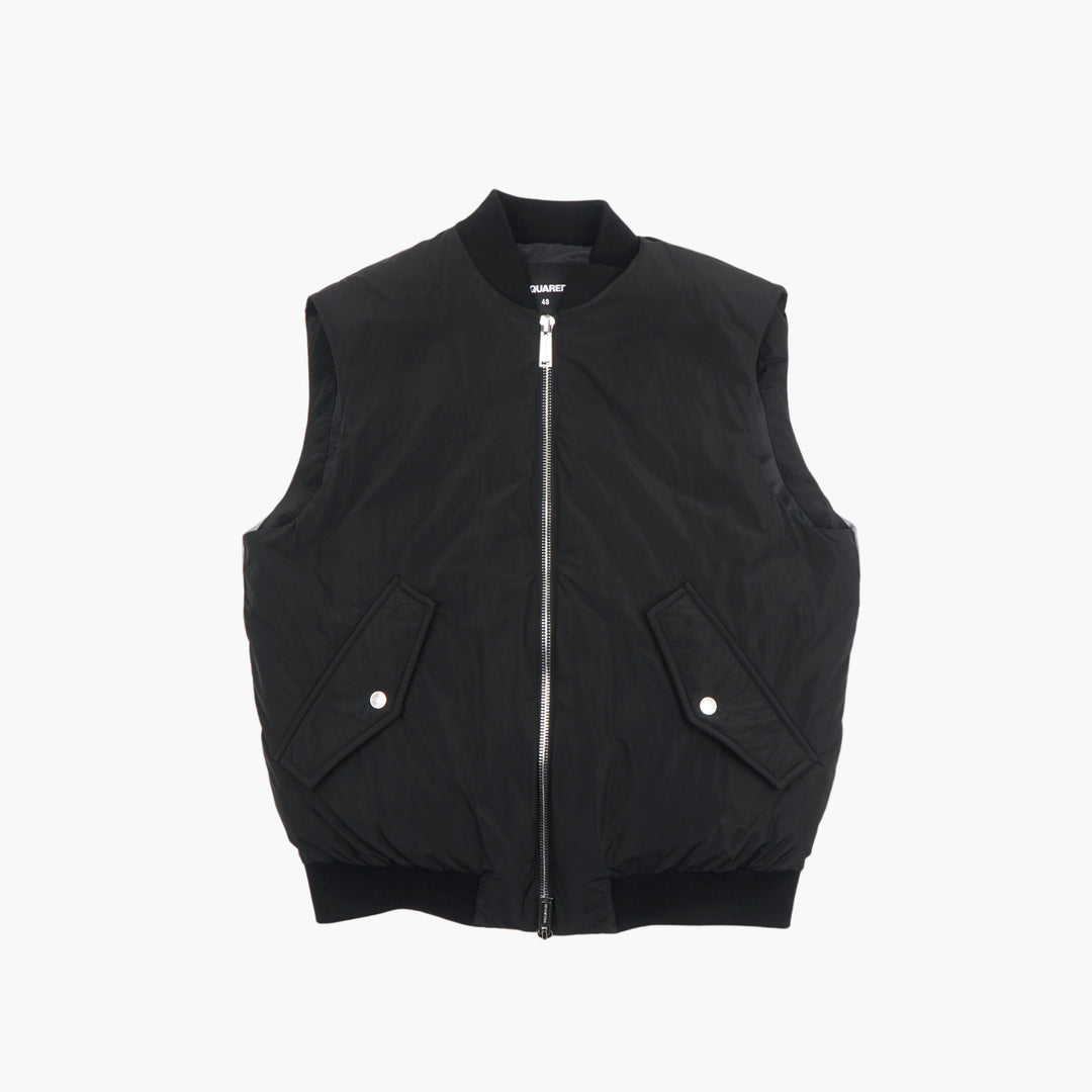 DSQUARED2 Gilet imbottito nero - Design contemporaneo e calore pratico