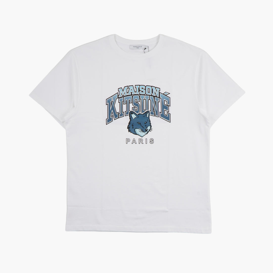 MAISON KITSUNE Logo Fox Design T-Shirt - Bianco-Multi