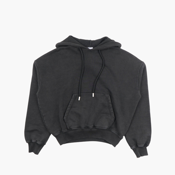 OFF-WHITE Contemporary Grey-Green Hoodie with Minimalist Design