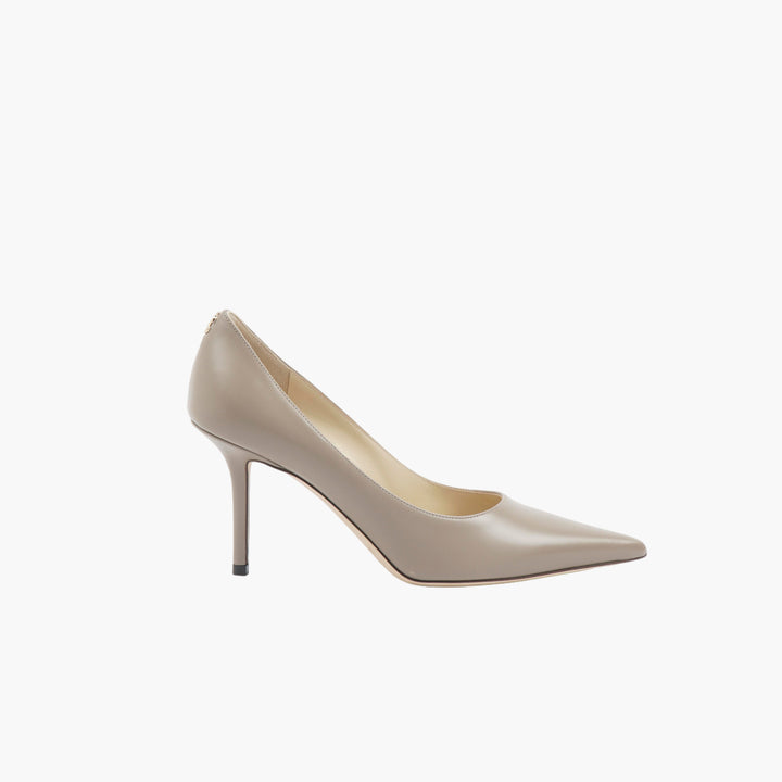 JIMMY CHOO Love Beige Leather Pumps - Eleganti tacchi a spillo con punta affilata